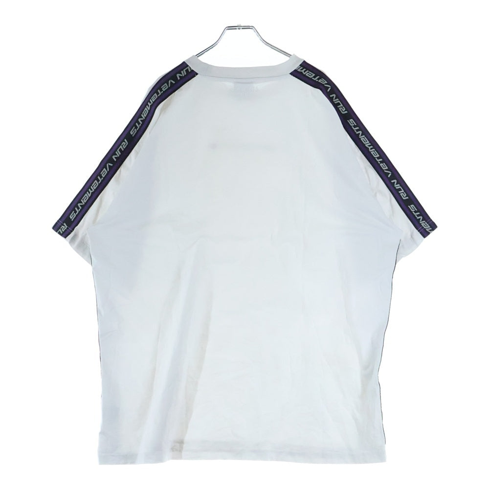 VETEMENTS(ヴェトモン) 21AW ICONIC VETEMENTS LOGO クルーネック Tシャツ UA52TR240W ホワイト