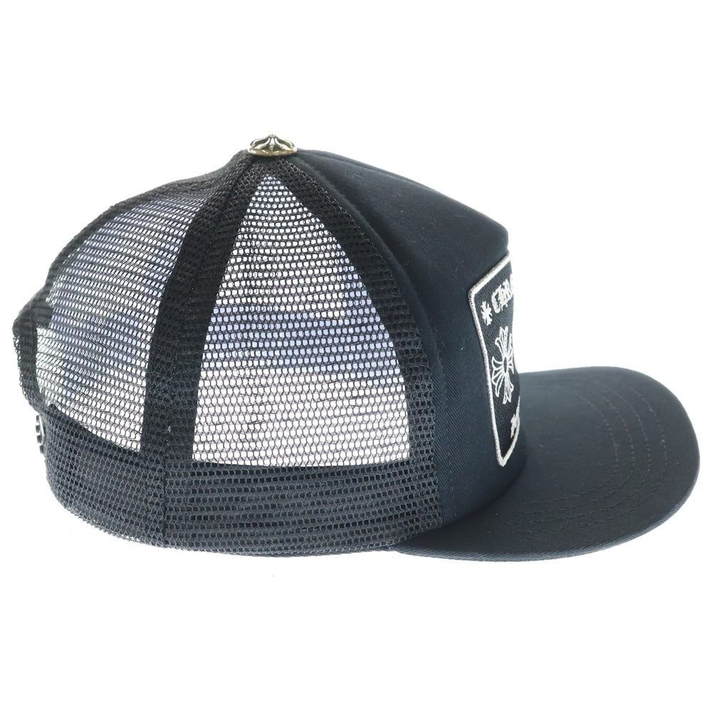 CHROME HEARTS(クロムハーツ) TRUCKER CAP CHパッチ メッシュ トラッカーキャップ 帽子 ブラック