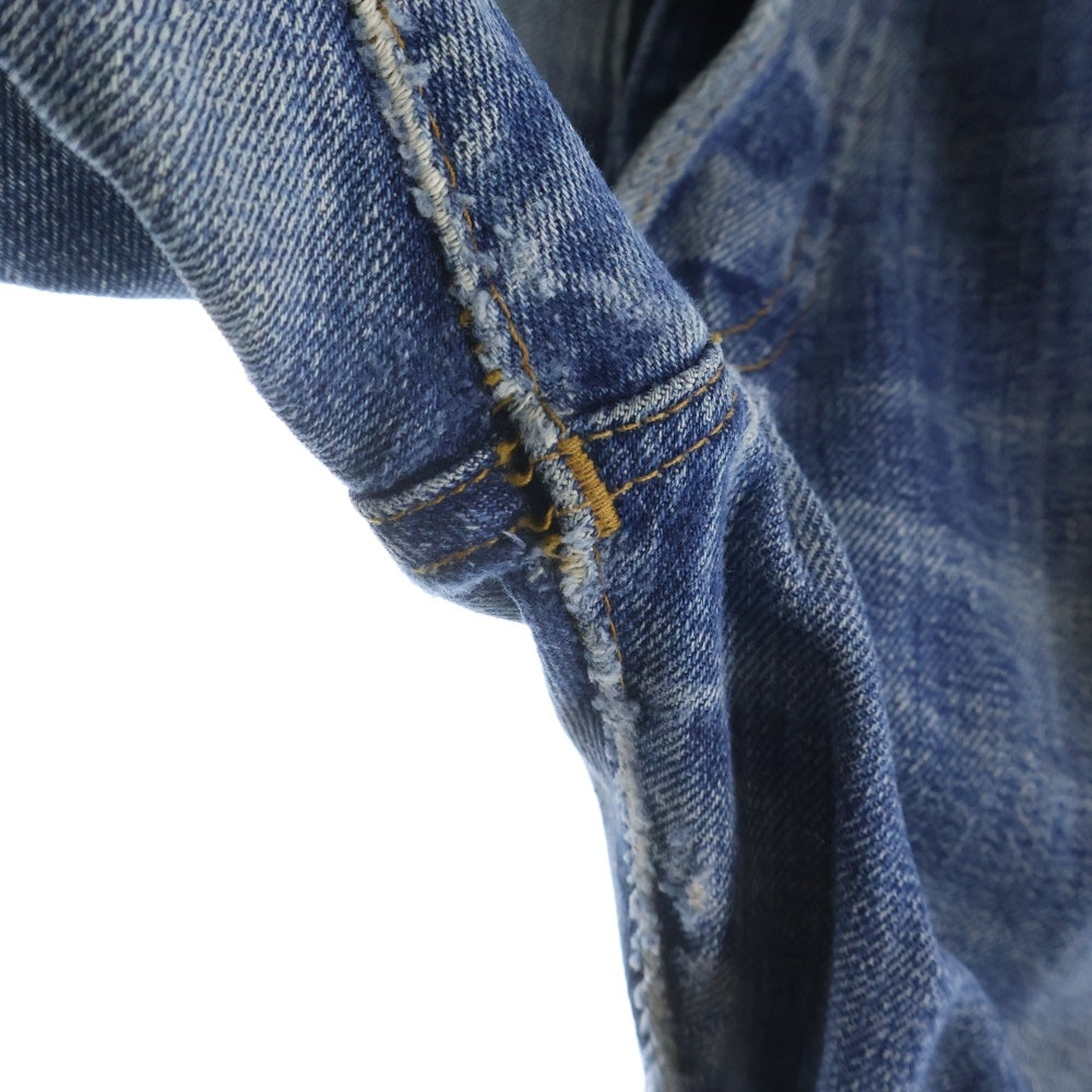 Levi's(リーバイス) 70s BIG後期 平行ステッチ 通常R ボタン裏6 501 ストレートデニム インディゴ