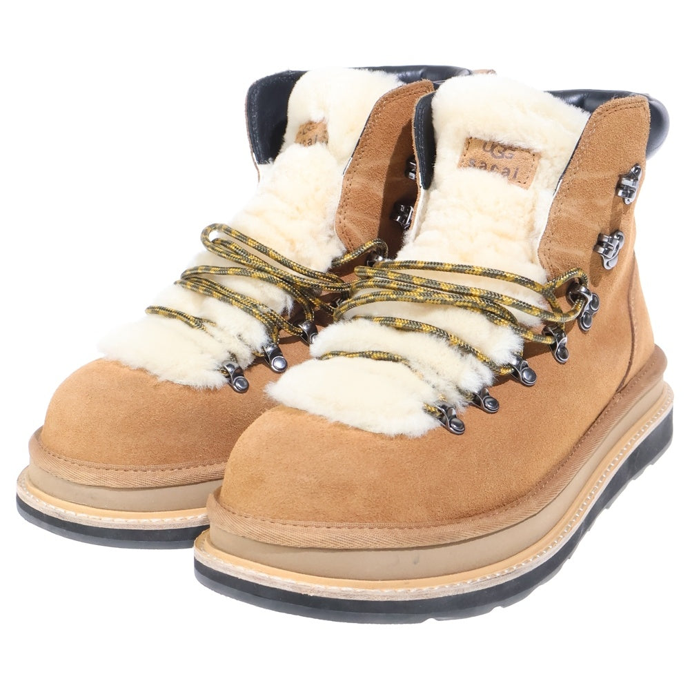 UGG(アグ) × Sacai Hiker Boots 1178390 ハイカー ハイカット ブーツ ベージュ
