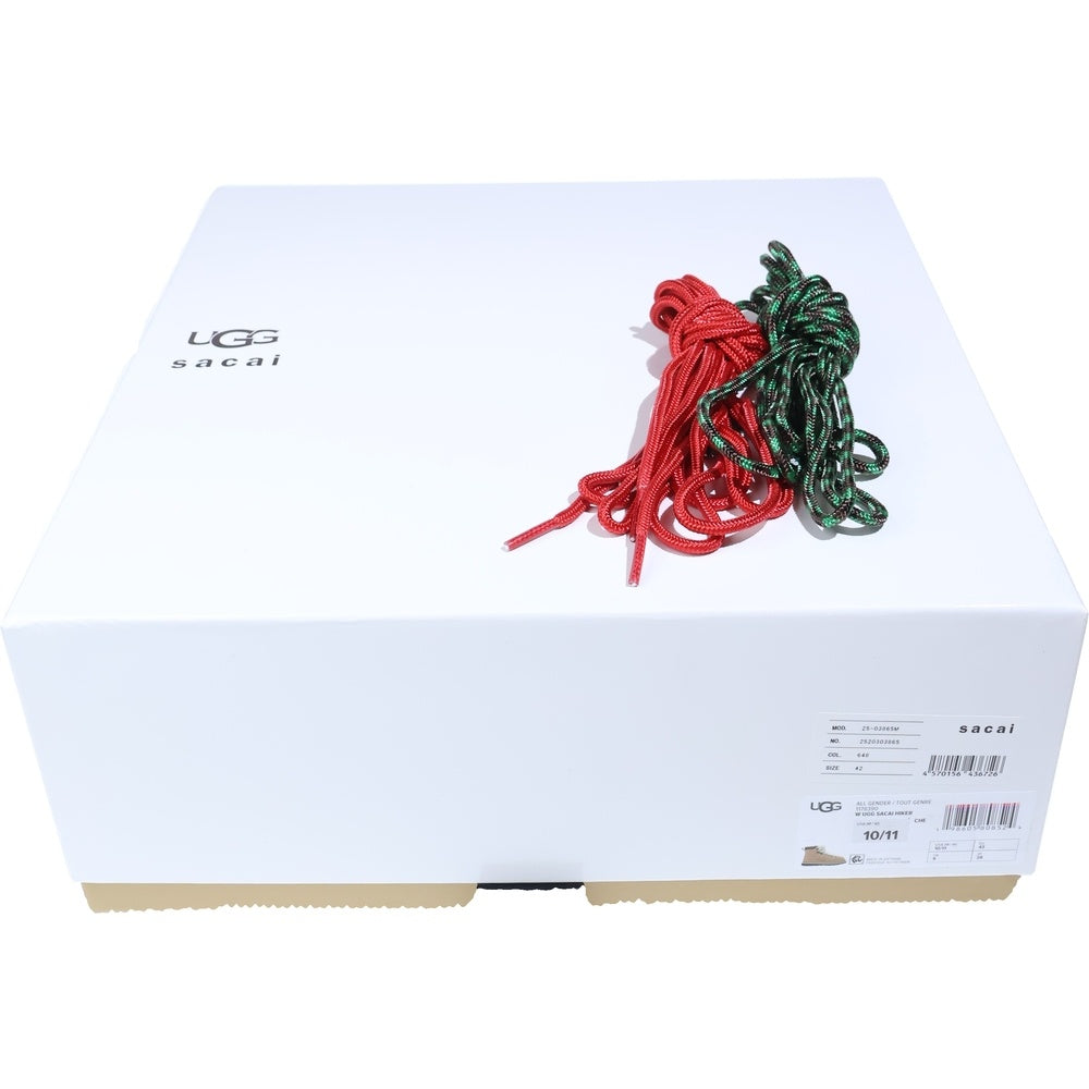 UGG(アグ) × Sacai Hiker Boots 1178390 ハイカー ハイカット ブーツ ベージュ