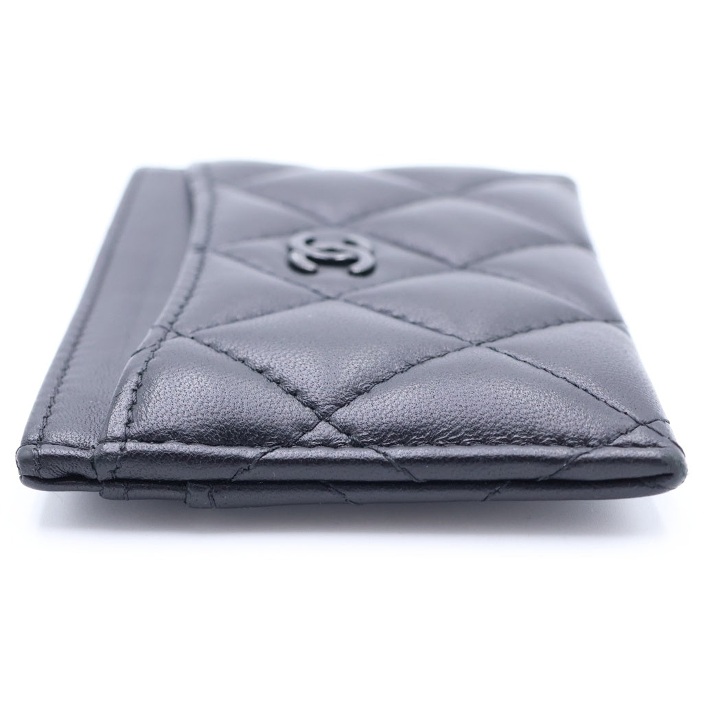 CHANEL(シャネル) マトラッセ ラムスキンカードケース AP0213 ブラック レディース