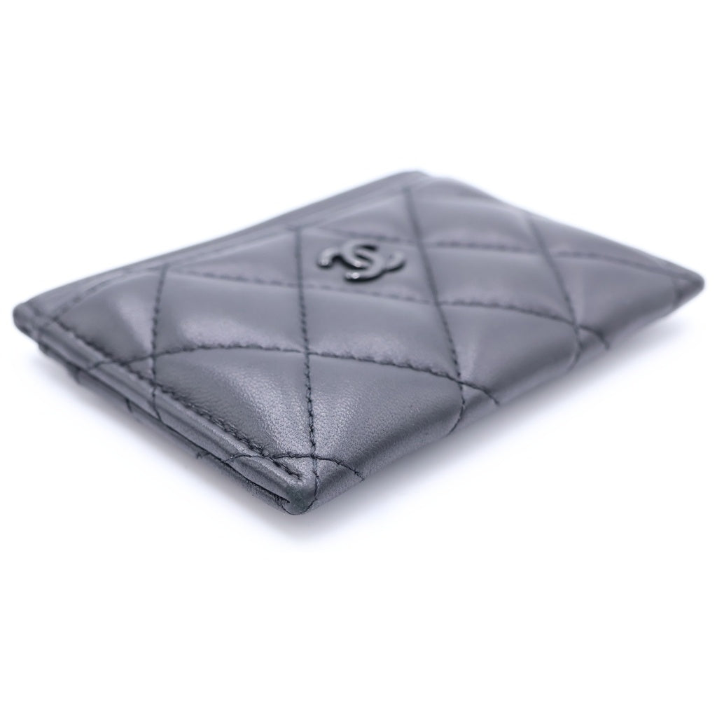 CHANEL(シャネル) マトラッセ ラムスキンカードケース AP0213 ブラック レディース
