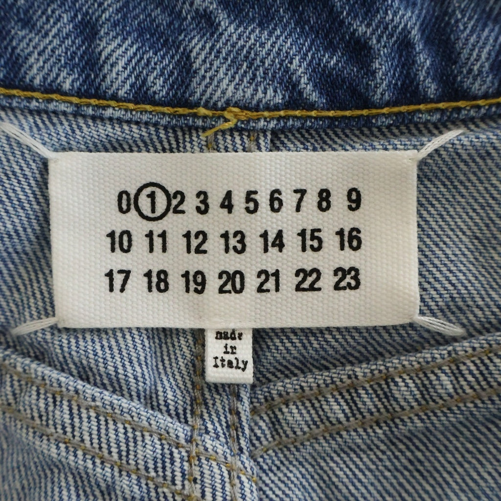 Maison Martin Margiela(メゾンマルタンマルジェラ) SLASH DETAIL DENIM PANTS ダメージ加工 デニムパンツ インディゴ S51LA0051 S30513 レディース