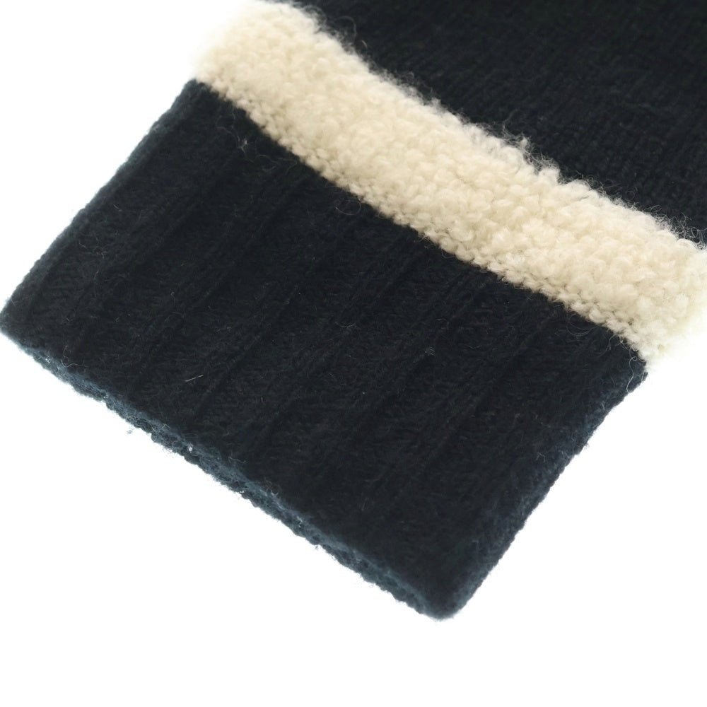 CHANEL(シャネル) ココマーク カシミア グローブ 手袋 ブラック レディース