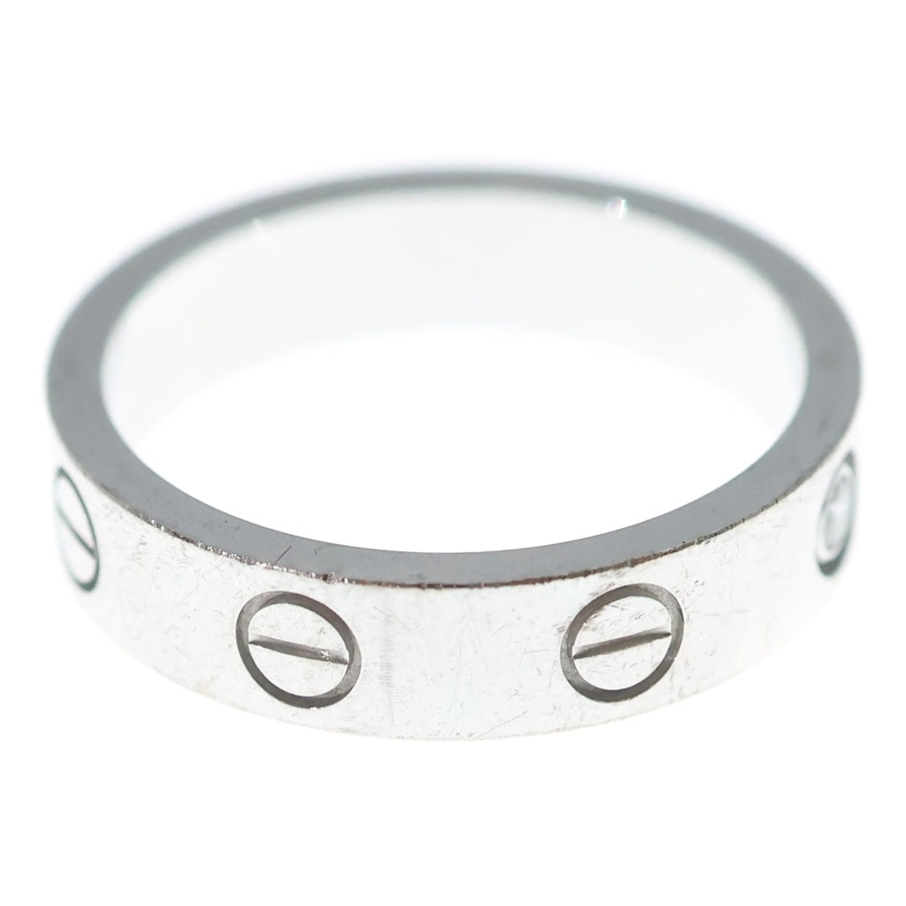 Cartier(カルティエ) K18 WG 1Pダイヤ ラブリング ホワイトゴールド レディース