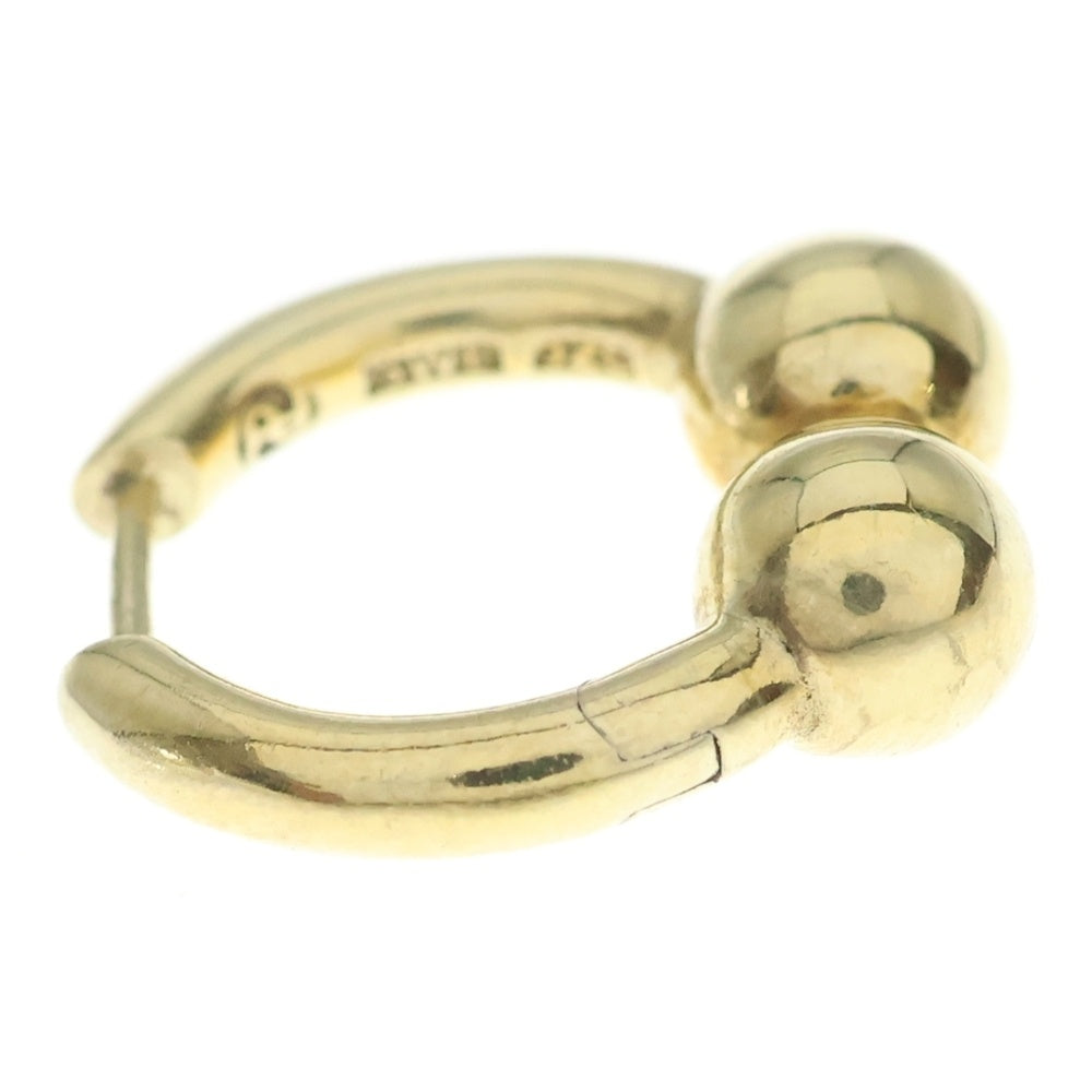NO BRAND(ノーブランド) All Blues オールブルー W Pearl pierced ダブルパール ピアス ゴールド レディース