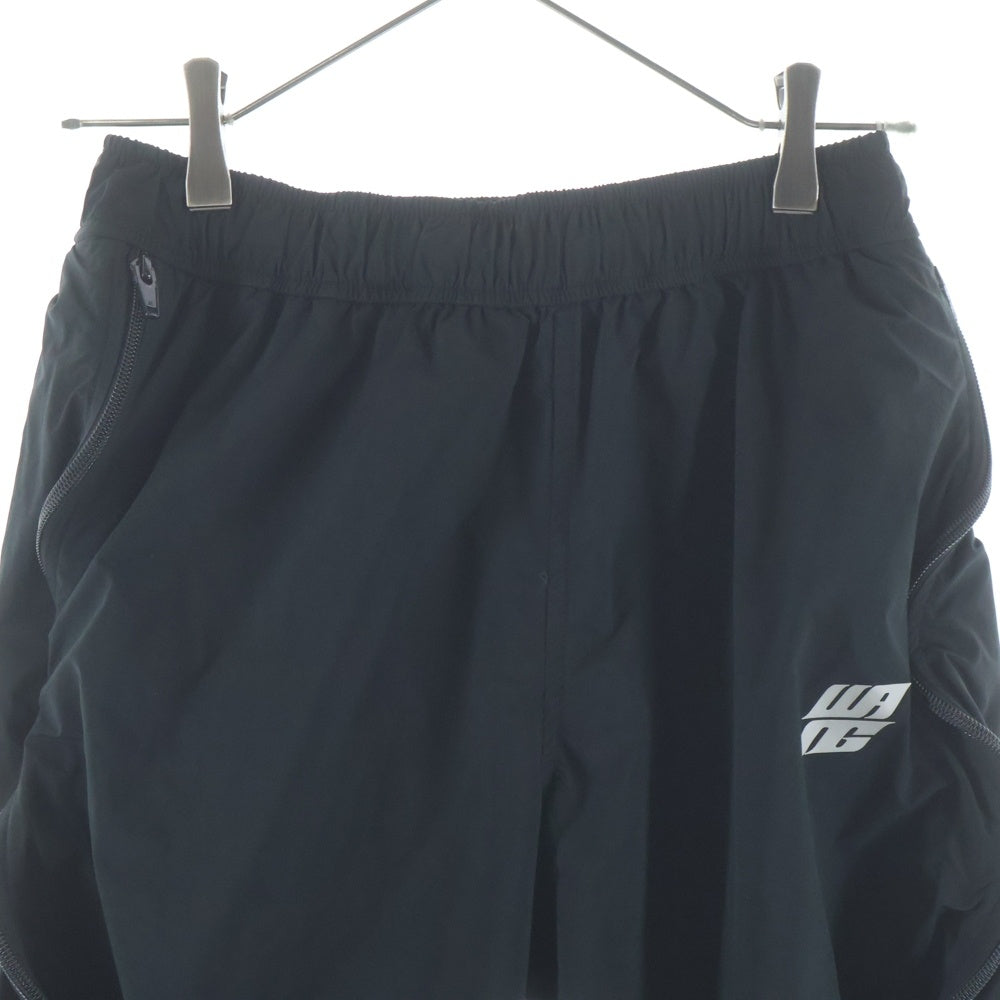 ALEXANDER WANG(アレキサンダーワン) T BY ALEXANDER WANG tech fabric cargo pant サイドジップ ナイロンテックパンツ ブラック 4WC3254862