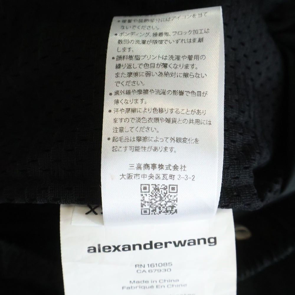 ALEXANDER WANG(アレキサンダーワン) T BY ALEXANDER WANG tech fabric cargo pant サイドジップ ナイロンテックパンツ ブラック 4WC3254862