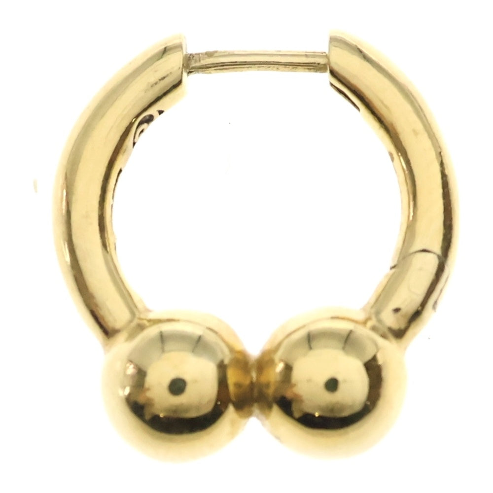 NO BRAND(ノーブランド) All Blues オールブルー W Pearl pierced ダブルパール ピアス ゴールド レディース