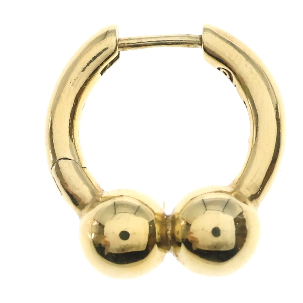 NO BRAND(ノーブランド) All Blues オールブルー W Pearl pierced ダブルパール ピアス ゴールド レディース