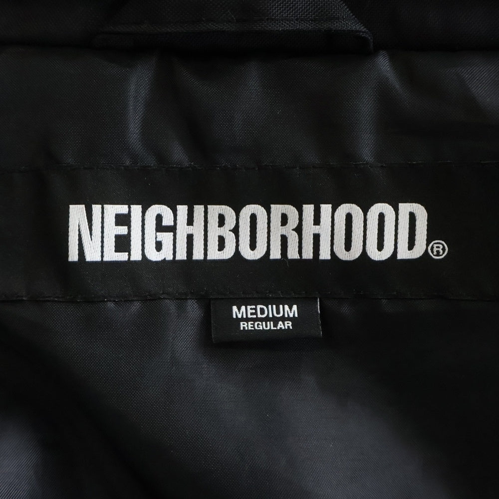 NEIGHBORHOOD(ネイバーフッド) 22AW Team Jacket NY NHCO 中綿 ナイロンジャケット ブラック