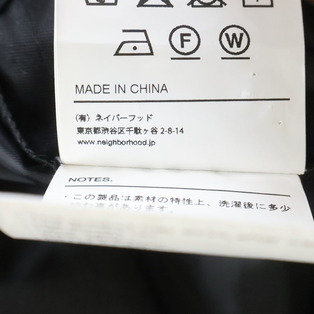 NEIGHBORHOOD(ネイバーフッド) 22AW Team Jacket NY NHCO 中綿 ナイロンジャケット ブラック