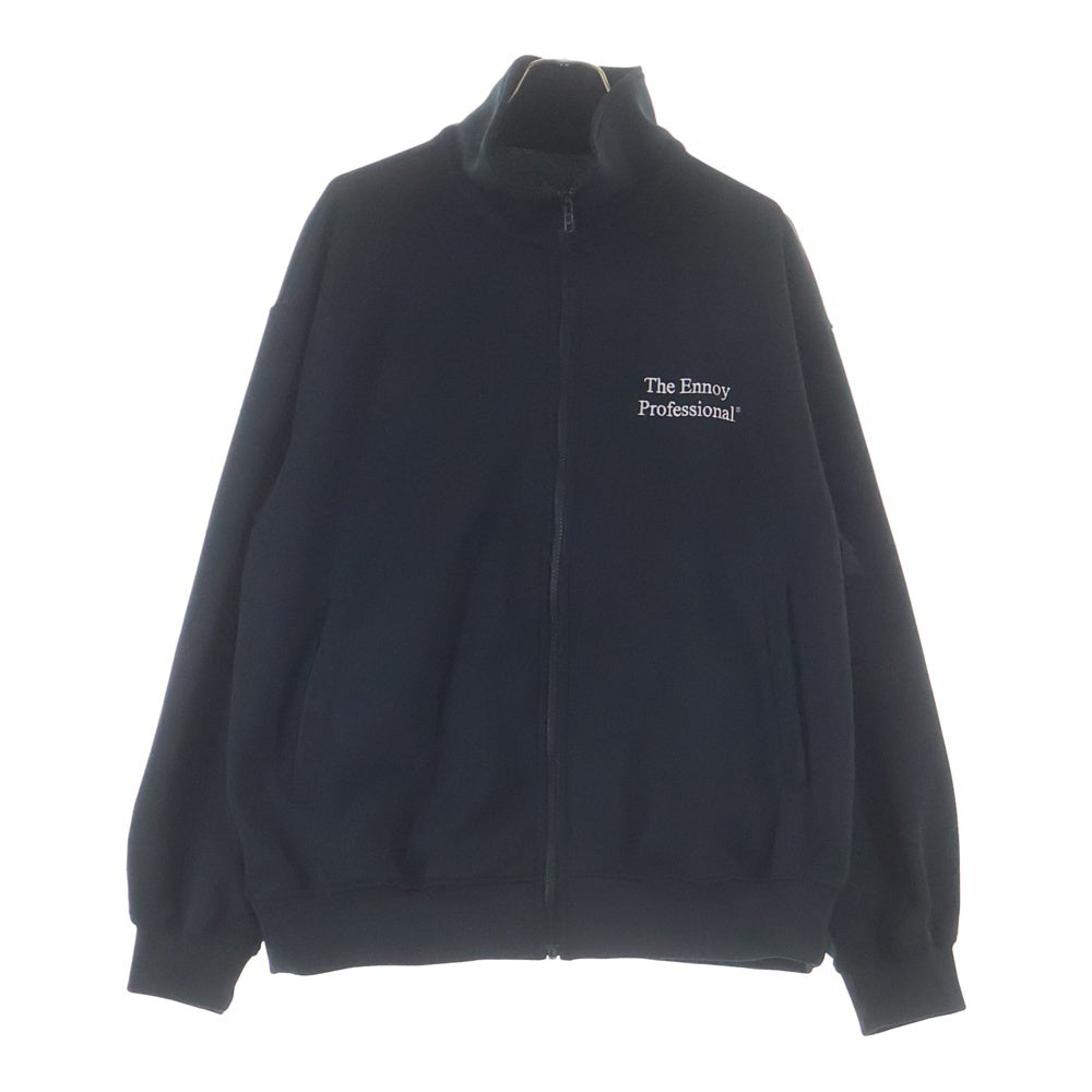 The Ennoy Professional(エンノイプロフェッショナル) 24AW Track Suit Polyester トラックスーツ ポリエステル AW24BRENCT03LP/AW24BRENTPT03LP ジャージ セットアップ ブラック