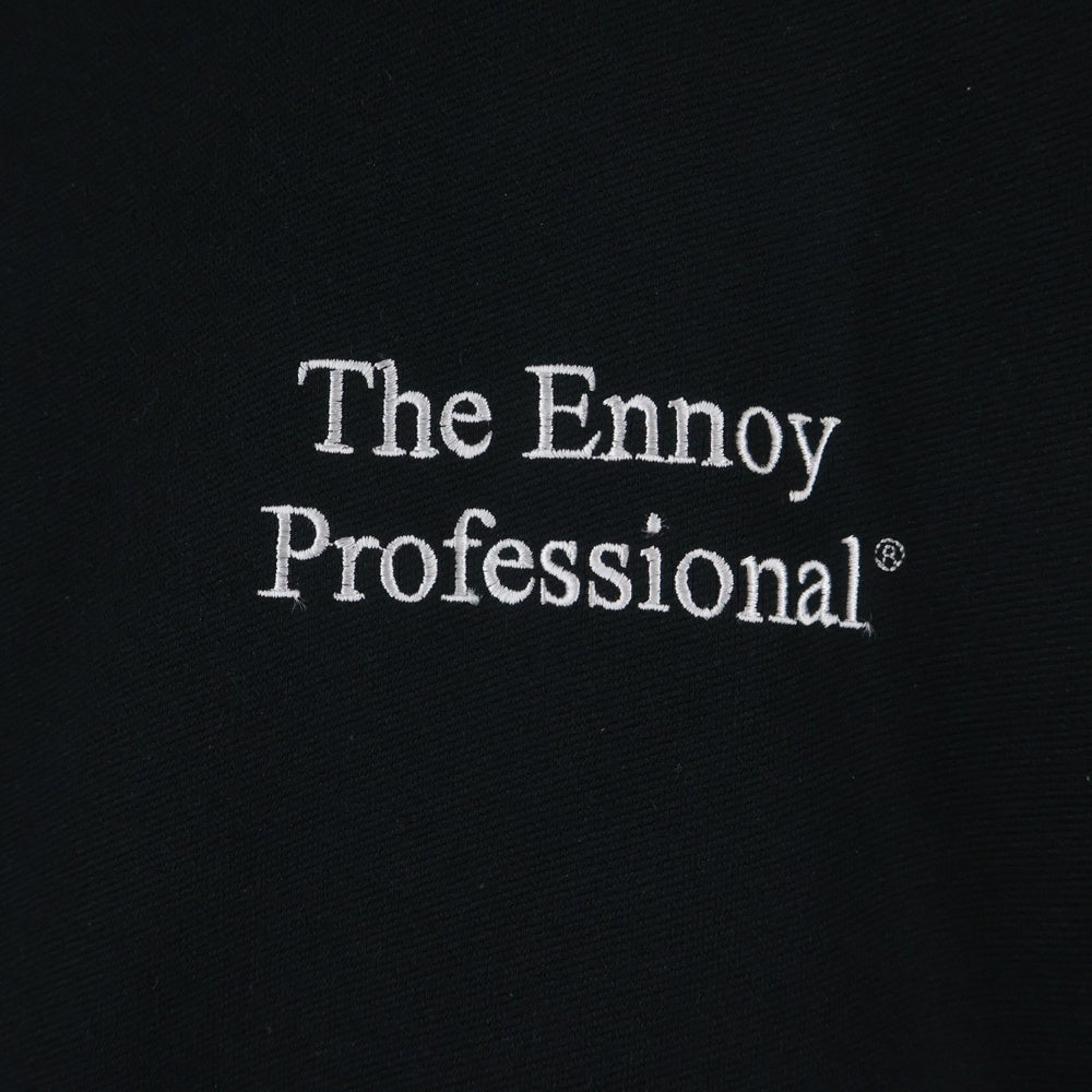 The Ennoy Professional(エンノイプロフェッショナル) 24AW Track Suit Polyester トラックスーツ ポリエステル AW24BRENCT03LP/AW24BRENTPT03LP ジャージ セットアップ ブラック
