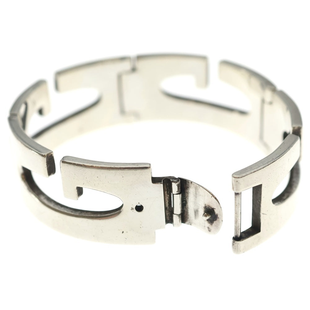 GUCCI(グッチ) トムフォード期 オールド Gモチーフ カットアウトG バングル シルバー