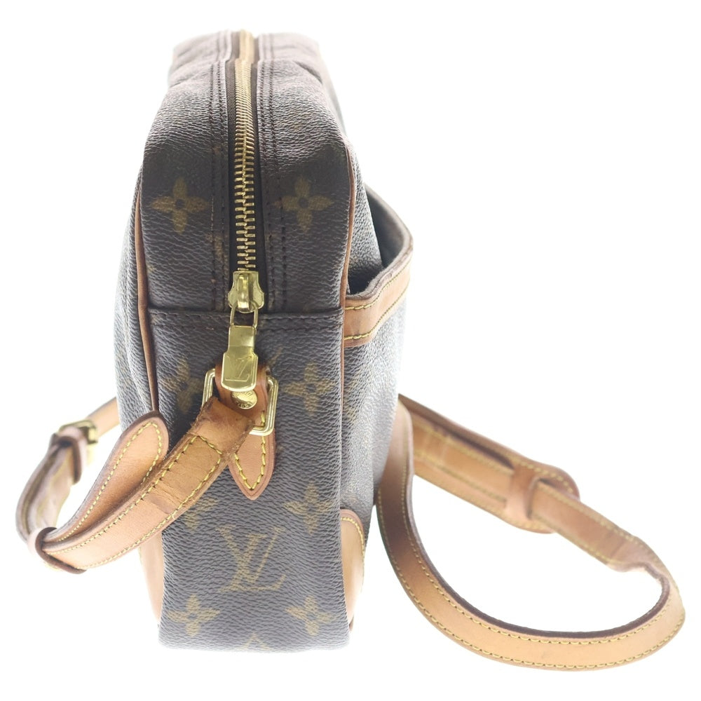 LOUIS VUITTON(ルイヴィトン) モノグラム トロカデロ ショルダーバッグ ブラウン レザー×PVC M51274 ゴールド金具 レディース