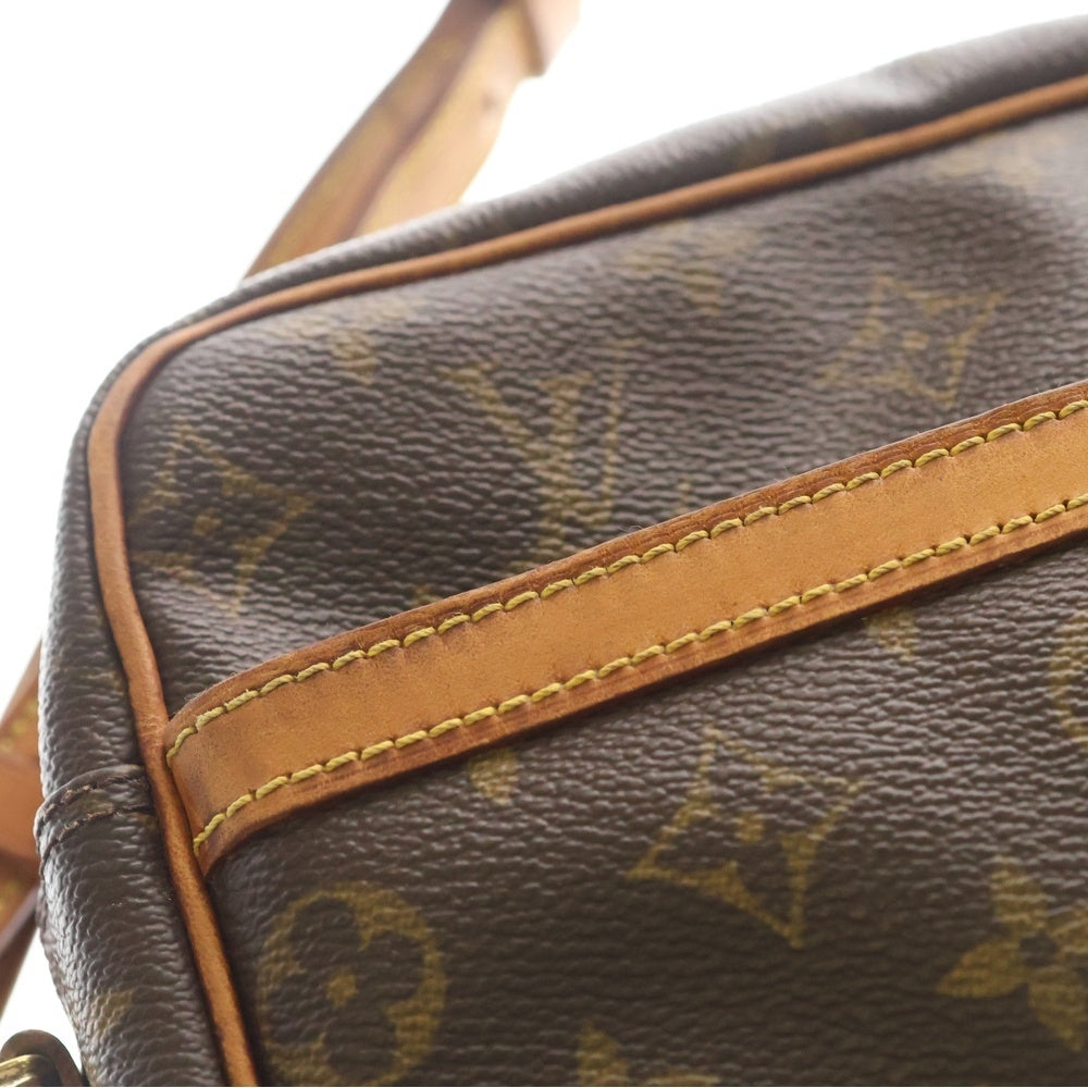 LOUIS VUITTON(ルイヴィトン) モノグラム トロカデロ ショルダーバッグ ブラウン レザー×PVC M51274 ゴールド金具 レディース