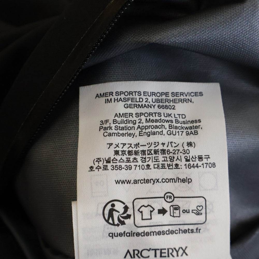 ARC'TERYX(アークテリクス) 25SS BETA SL JACKET ベータ SL ジャケット X000010553 ナイロンジャケット ブラック