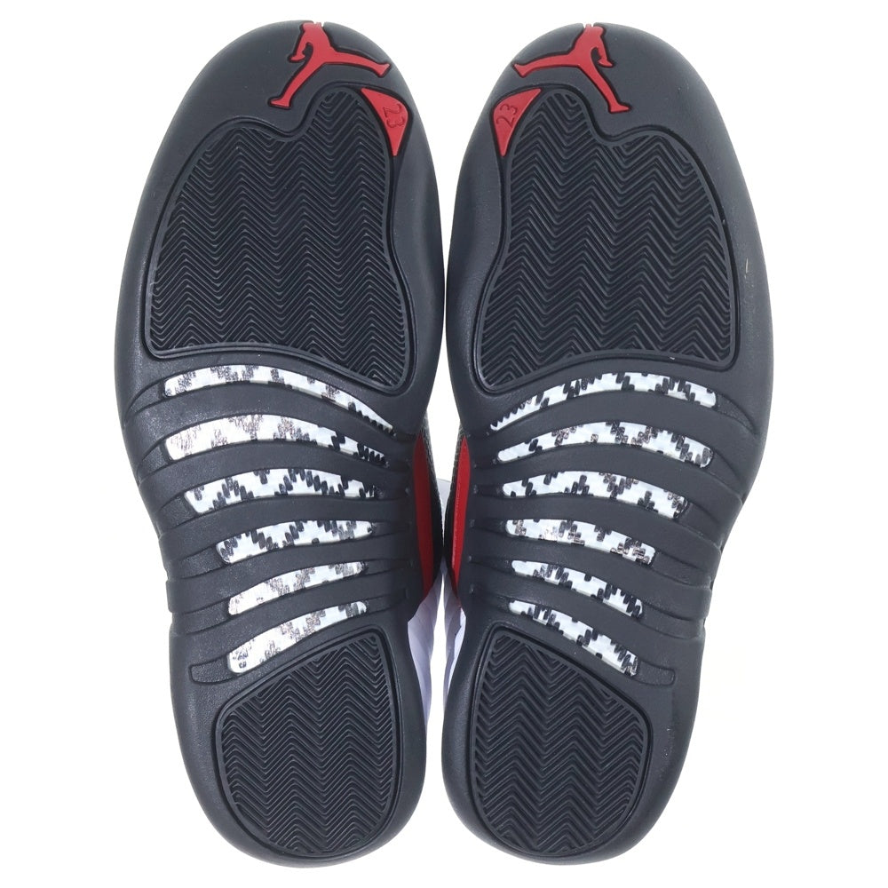 NIKE(ナイキ) Air Jordan 12 Retro Taxi Flip エアジョーダン12 ハイカットスニーカー ブラック/ホワイト CT8013-162