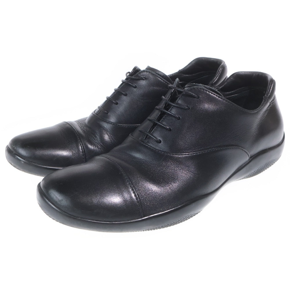 PRADA SPORT(プラダ スポーツ) CALZATURE UOMO VITELLO SPORT ストレートチップ レザー 内羽根 ドレスシューズ ブラック