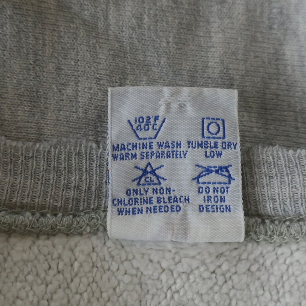CHAMPION(チャンピオン) 90s USA製 YALE REVERSE WEAVE リバースウィーブ 首カット クルーネックスウェット グレー