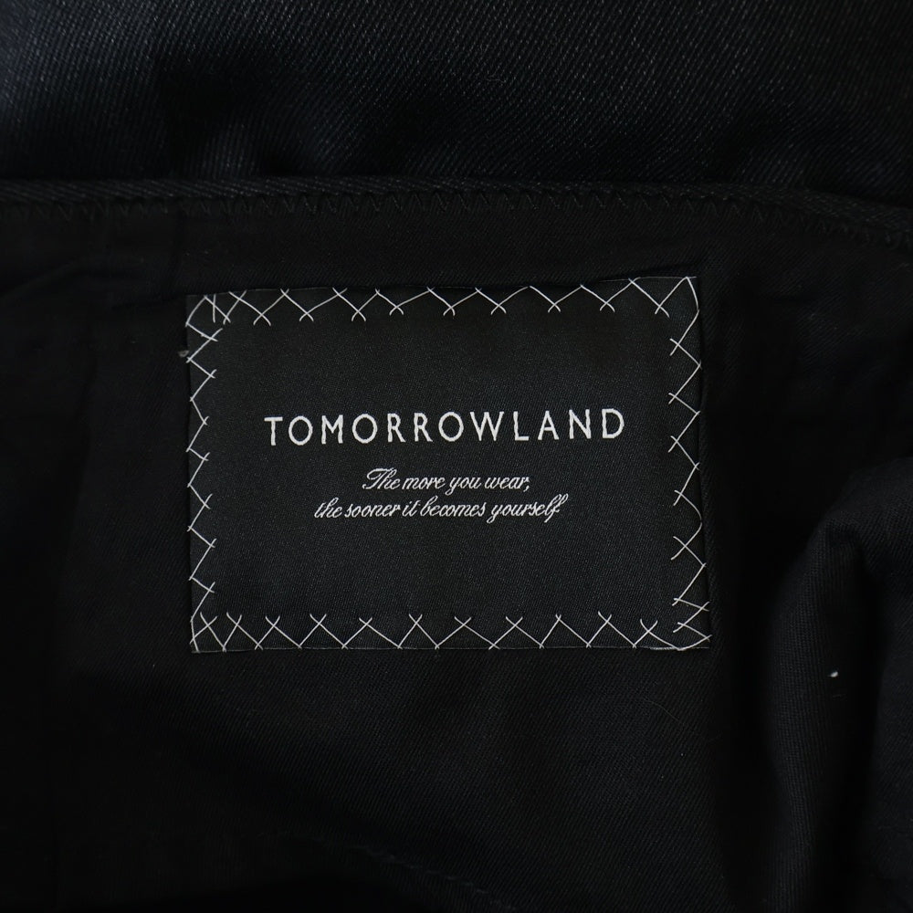 TOMORROWLAND(トゥモローランド) UNIVERSAL LANGUAGE ユニバーサルランゲージ ウールテーラードジャケット スラックスパンツ セットアップスーツ ブラック BWB-2162-1