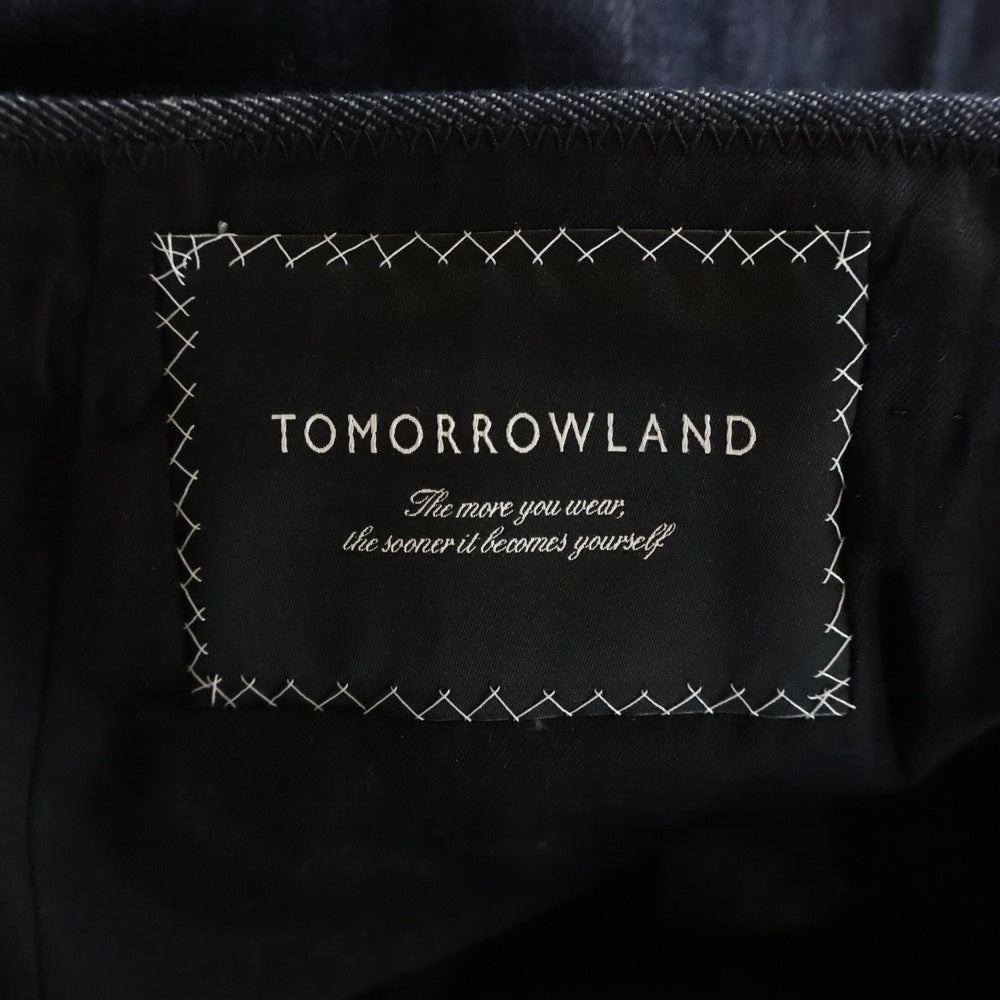 TOMORROWLAND(トゥモローランド) Lanificio T.G. di Fabio ラニフィーチョ・ティ・ジー・ディ・ファビオ ウール混テーラードジャケット スラックスパンツ セットアップスーツ ネイビーBWB-2162-1