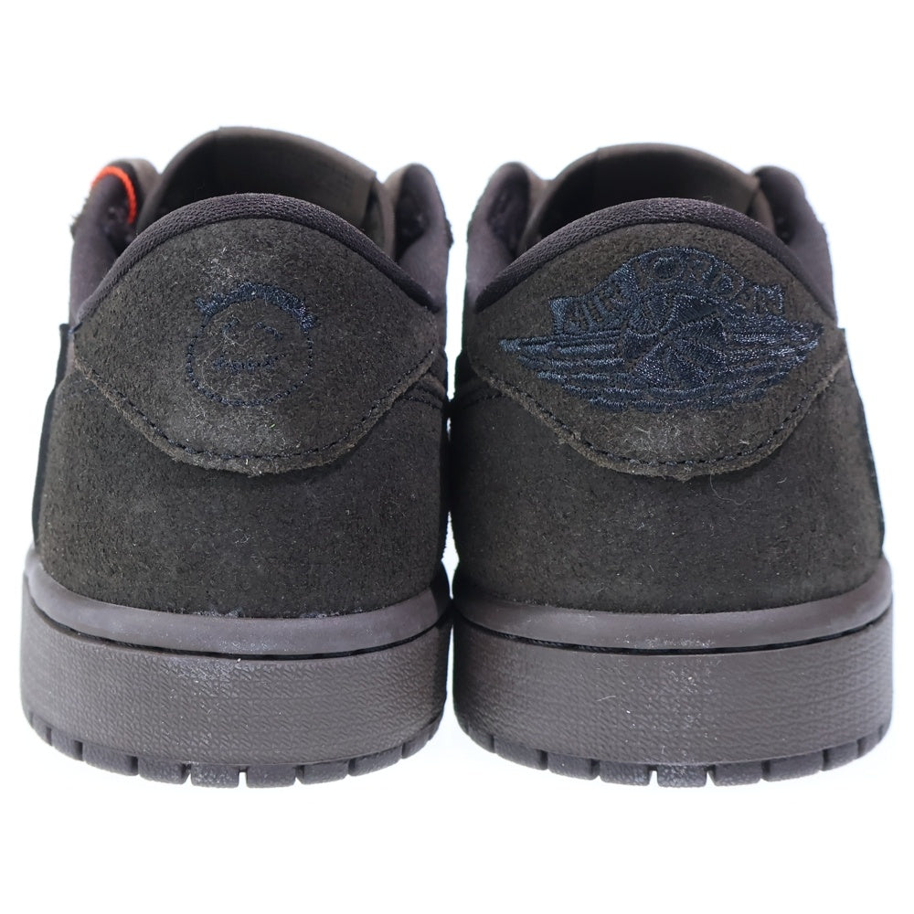 NIKE(ナイキ) ×TRAVIS SCOTT AIR JORDAN 1 LOW OG SP VELVET BROWN トラヴィススコット エアジョーダン 1 ベルベット ローカットスニーカー US9.5/27.5cm DM7866-202