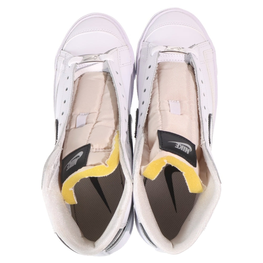 NIKE(ナイキ) BLAZER MID '77 ESS ブレザー ミッドカット ハイカットスニーカー 24.5cm DH0070 100 ホワイト