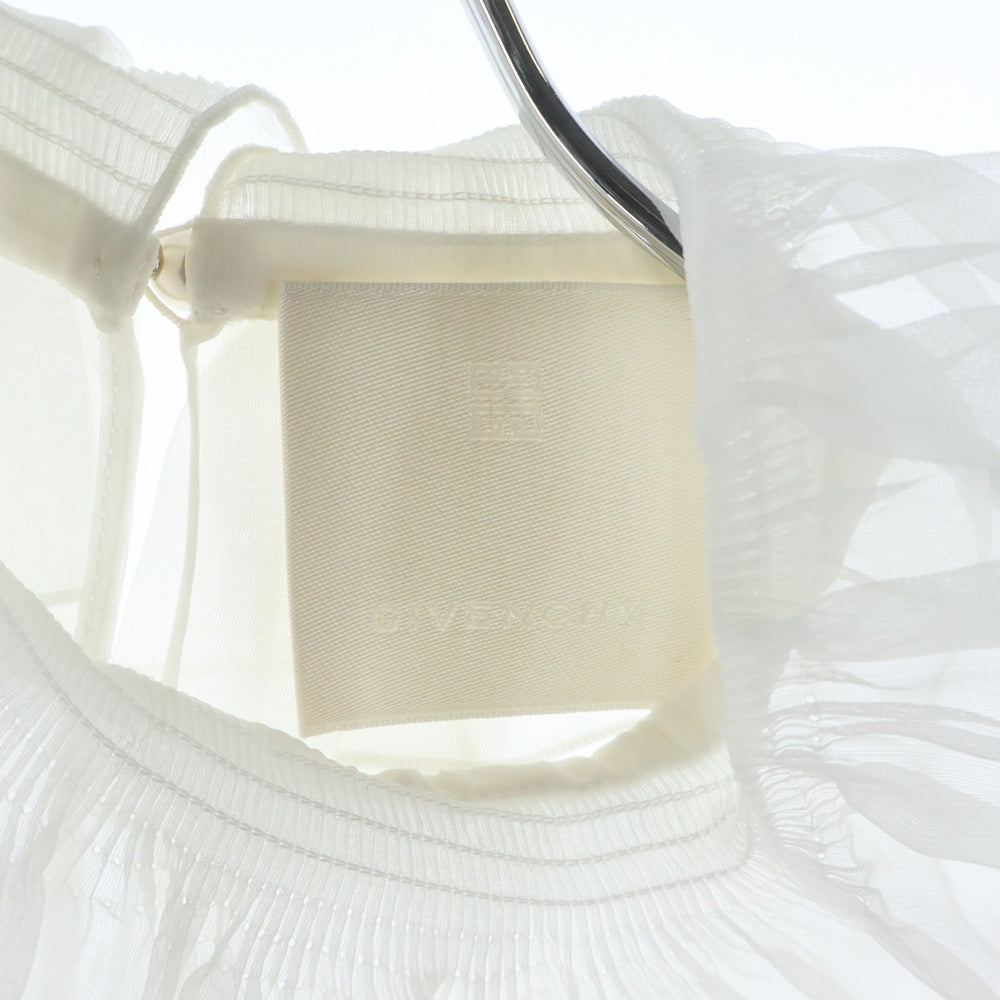 GIVENCHY(ジバンシィ) フリル ラッフルシャツ BW613U14P8 ホワイト レディース