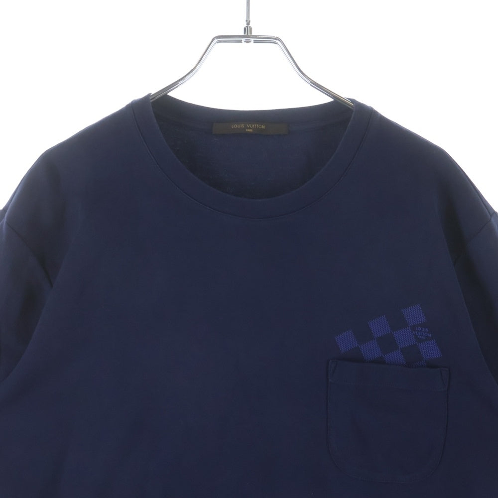 LOUIS VUITTON(ルイヴィトン) ダミエ ポケット RM131M H3JR09CMS クルーネックTシャツ ネイビー