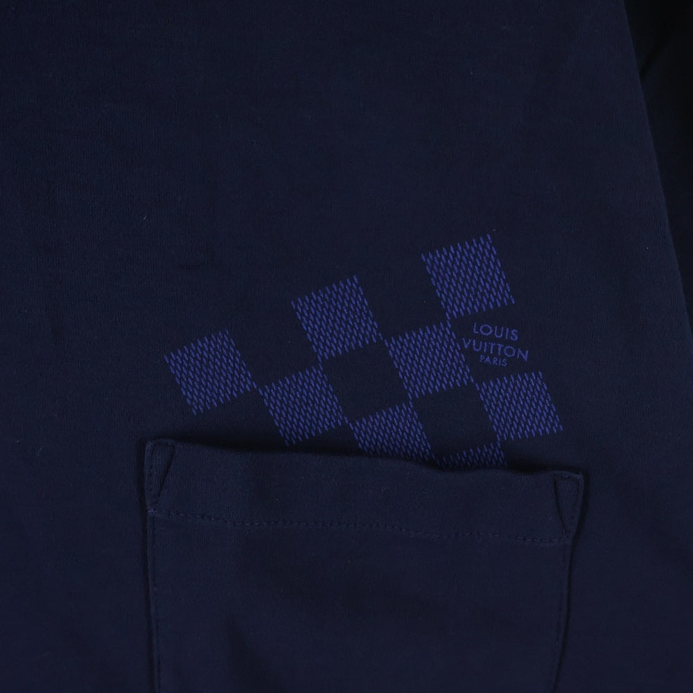 LOUIS VUITTON(ルイヴィトン) ダミエ ポケット RM131M H3JR09CMS クルーネックTシャツ ネイビー