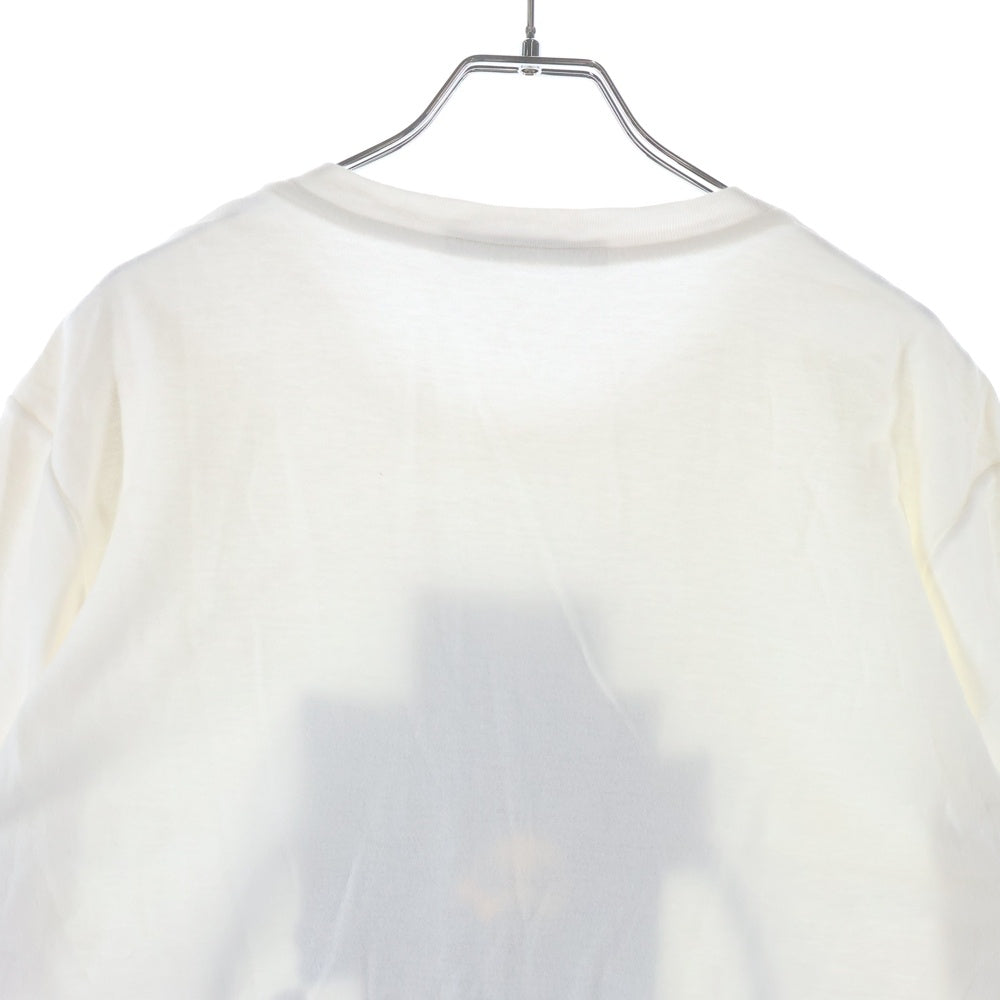 LOUIS VUITTON(ルイヴィトン) 14AW Velvet Luggage Traveler ベルベットラゲージトラベラー RM142 H6Y62WJUS クルーネックTシャツ ホワイト