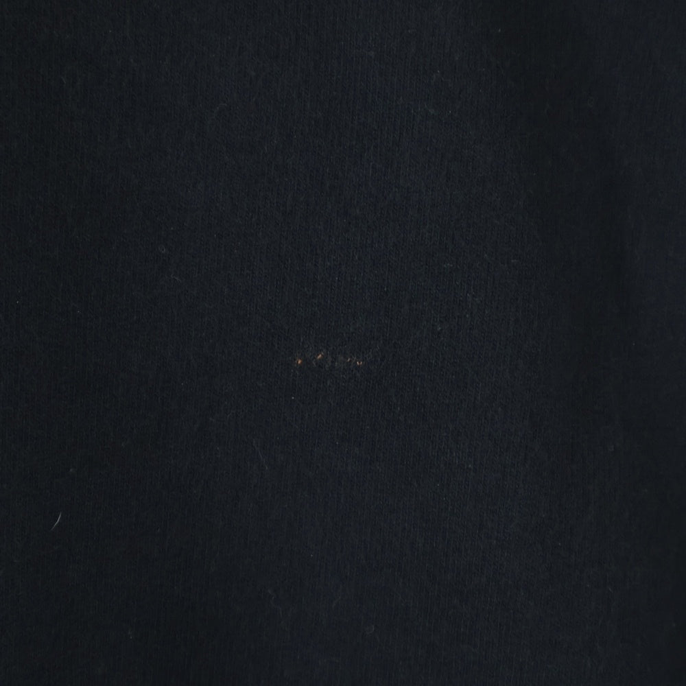 CHROME HEARTS(クロムハーツ) HORSESHOE CREW SWEATSHIRT ホースシュープリント 袖フローラル クルーネックスウェットトレーナー ブラック