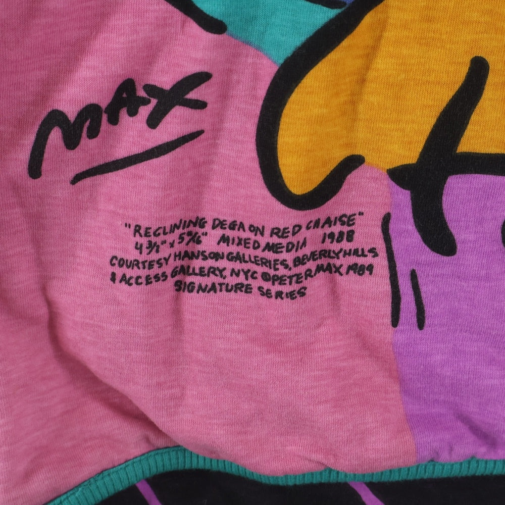 VINTAGE(ヴィンテージ) 80s PETER MAX NEO Max ピーターマックス リバーシブル スウェット マルチカラー