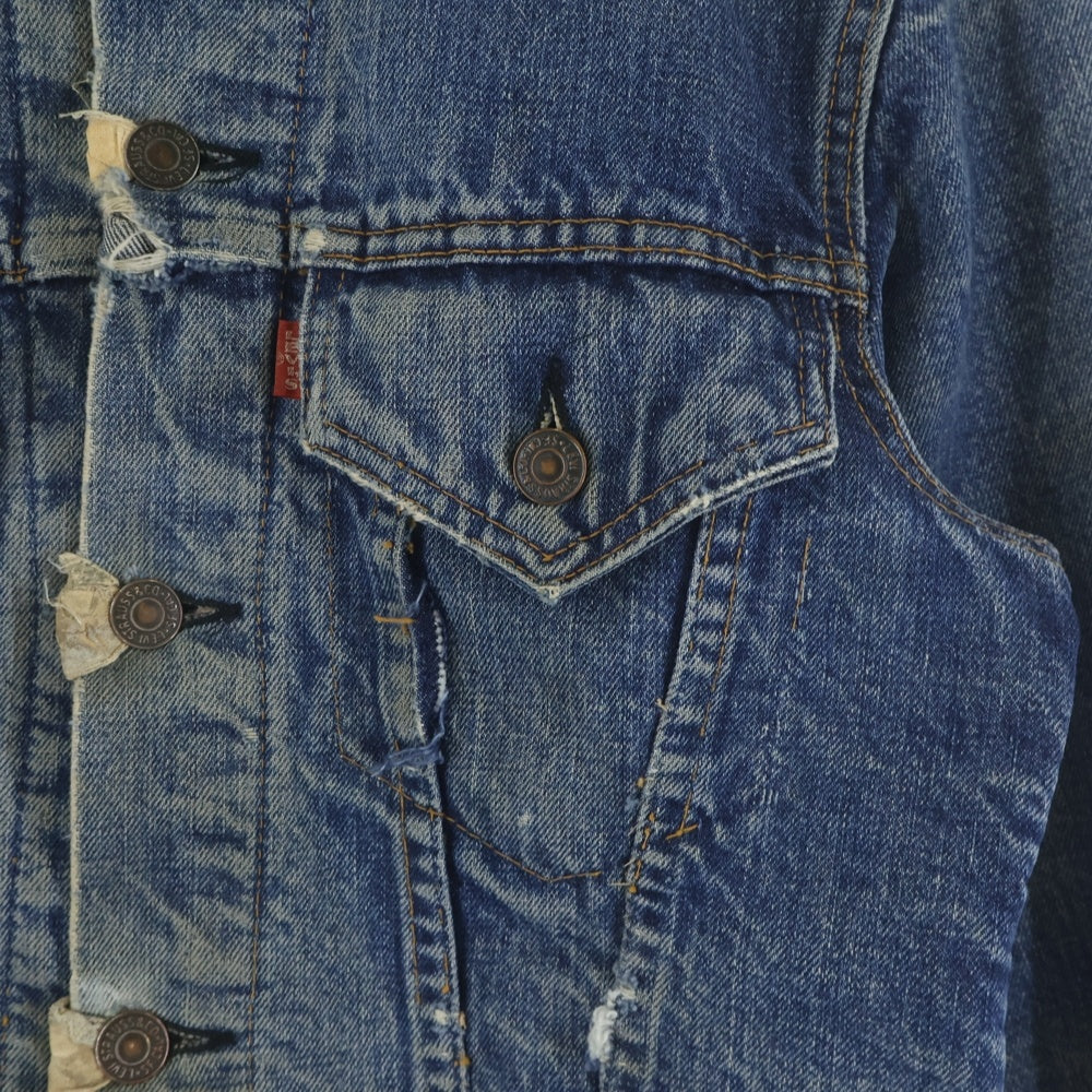 Levi's(リーバイス) 70s 不V BIGE ケアタグ付 70505-0317 ブランケット脱着 Gジャン インディゴ