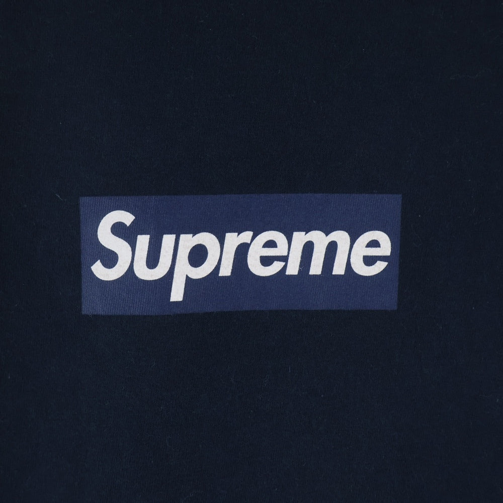 SUPREME(シュプリーム) 15SS supreme Yankees box logo tee ヤンキース ボックスロゴ クルーネックTシャツ ネイビー