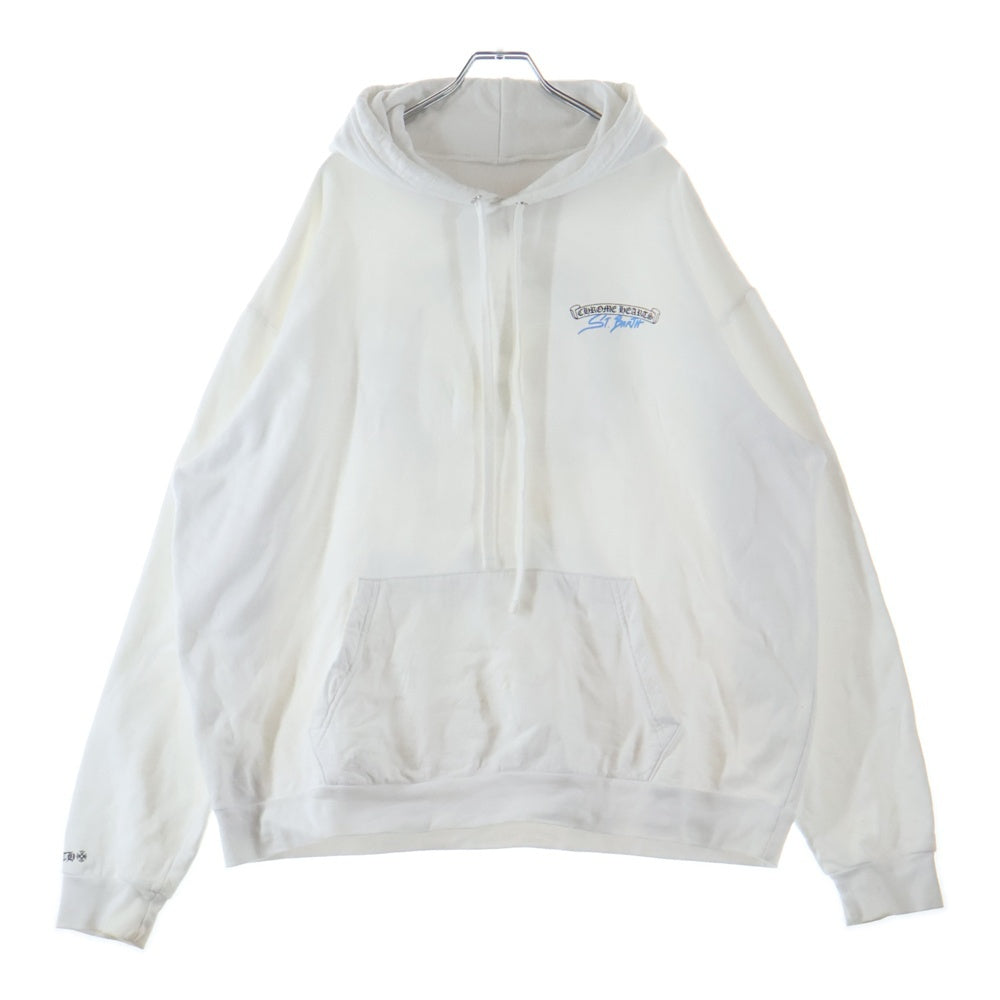 CHROME HEARTS(クロムハーツ) St.Barth Limited Horse Horseshoe Pullover Hoodie セントバース限定 ホースシュー プルオーバーフーディ ホワイト