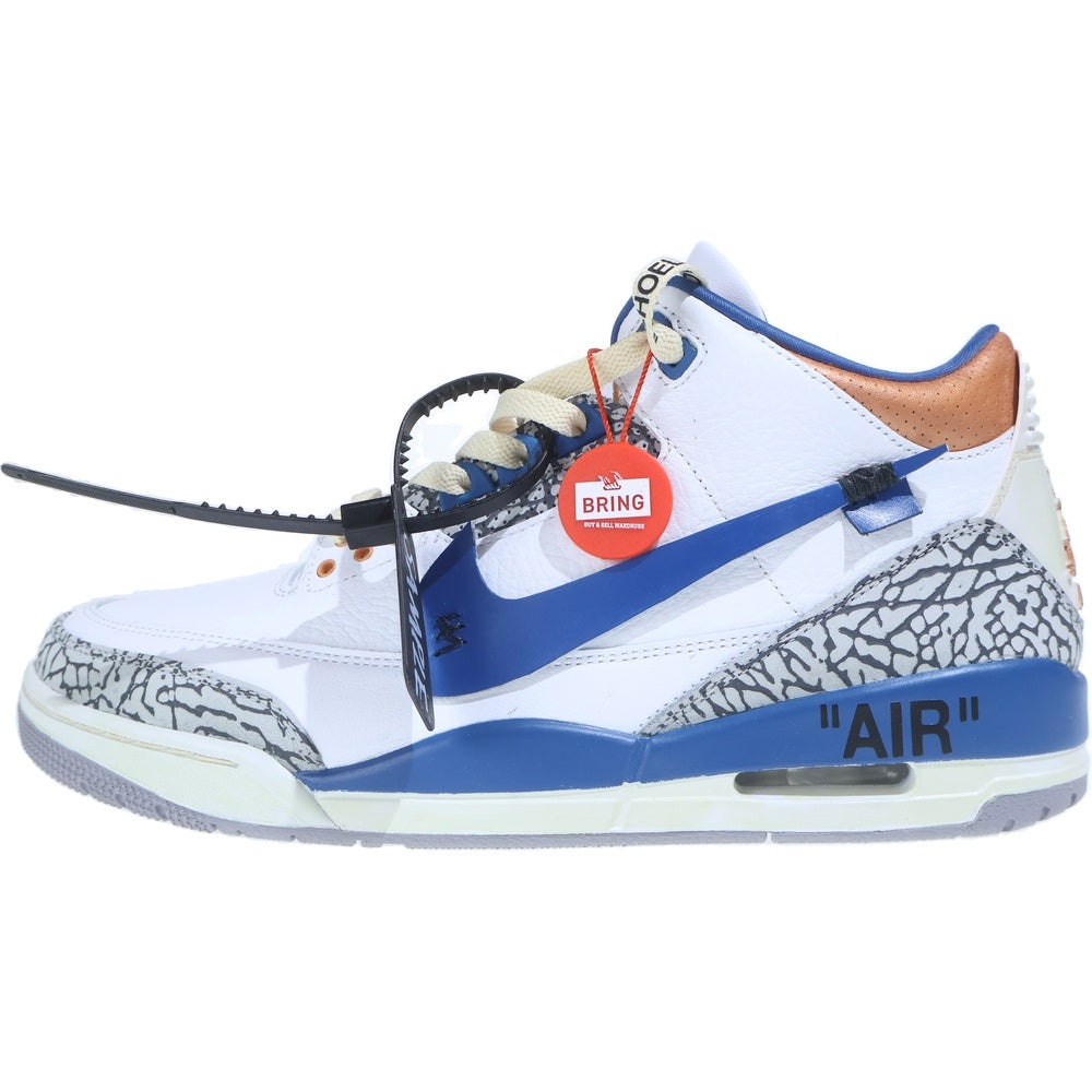 NIKE(ナイキ) AIR JORDAN 3 RETRO RACER BLUE CT8532-145 エアジョーダン3 レトロ レーサー ブルー ハイカットスニーカー US11.5/29.5cm ホワイト/ブルー