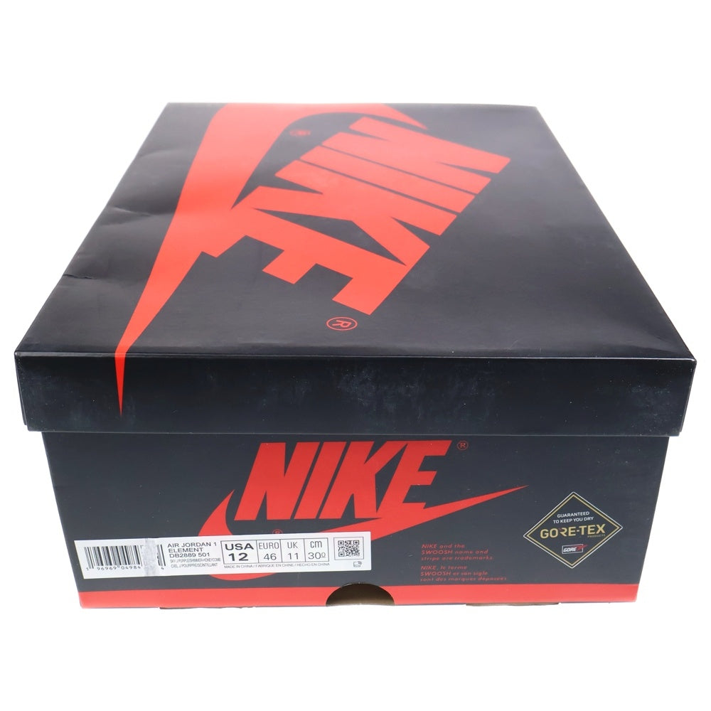 NIKE(ナイキ) AIR JORDAN 1 ELEMENT GORE-TEX SKY J PURPLE エア ジョーダン 1 エレメント ゴアテックス スカイ ミッドカットスニーカー DB2889-501 US12/30cm