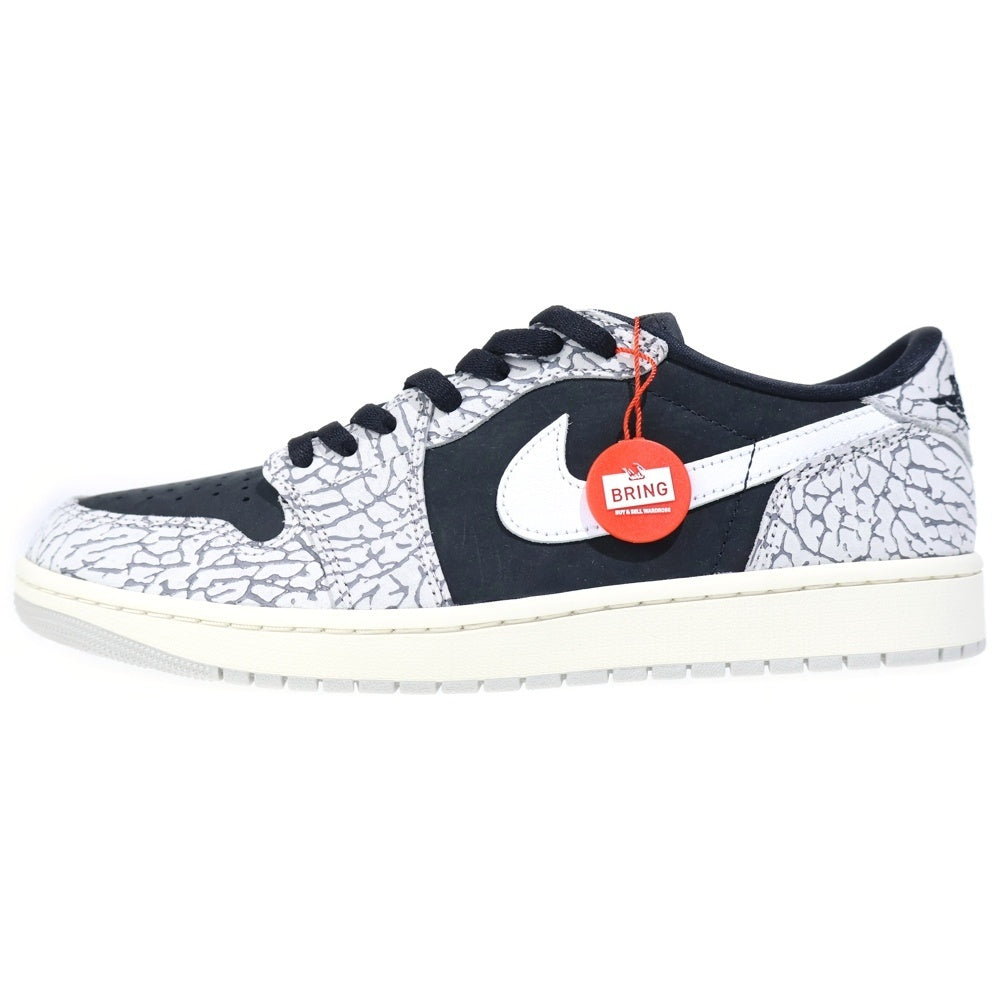 NIKE(ナイキ) AIR JORDAN 1 RETRO LOW OG BLACK CEMENT エアジョーダン1 レトロ ブラックセメント ローカットスニーカー グレー/ブラック US12/30cm CZ0790-001