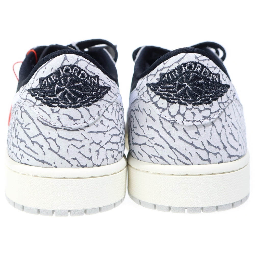 NIKE(ナイキ) AIR JORDAN 1 RETRO LOW OG BLACK CEMENT エアジョーダン1 レトロ ブラックセメント ローカットスニーカー グレー/ブラック US12/30cm CZ0790-001