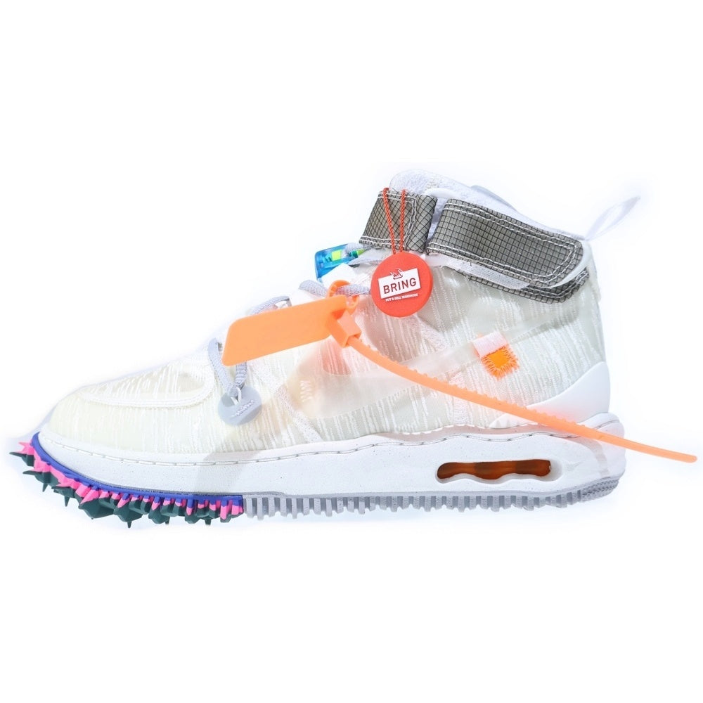 NIKE(ナイキ) ×Off-White AIR FORCE 1 MID White DO6290-100 エアフォース1 ミッドカットスニーカー US10.5/28.5cm