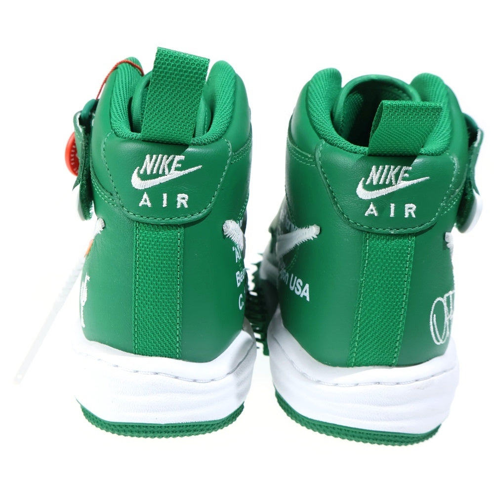 OFF-WHITE(オフホワイト) AIR FORCE 1 MID SP LTHR エアフォース1 SP LTHR ミッドカットスニーカー グリーン US10/28cm DR0500-300