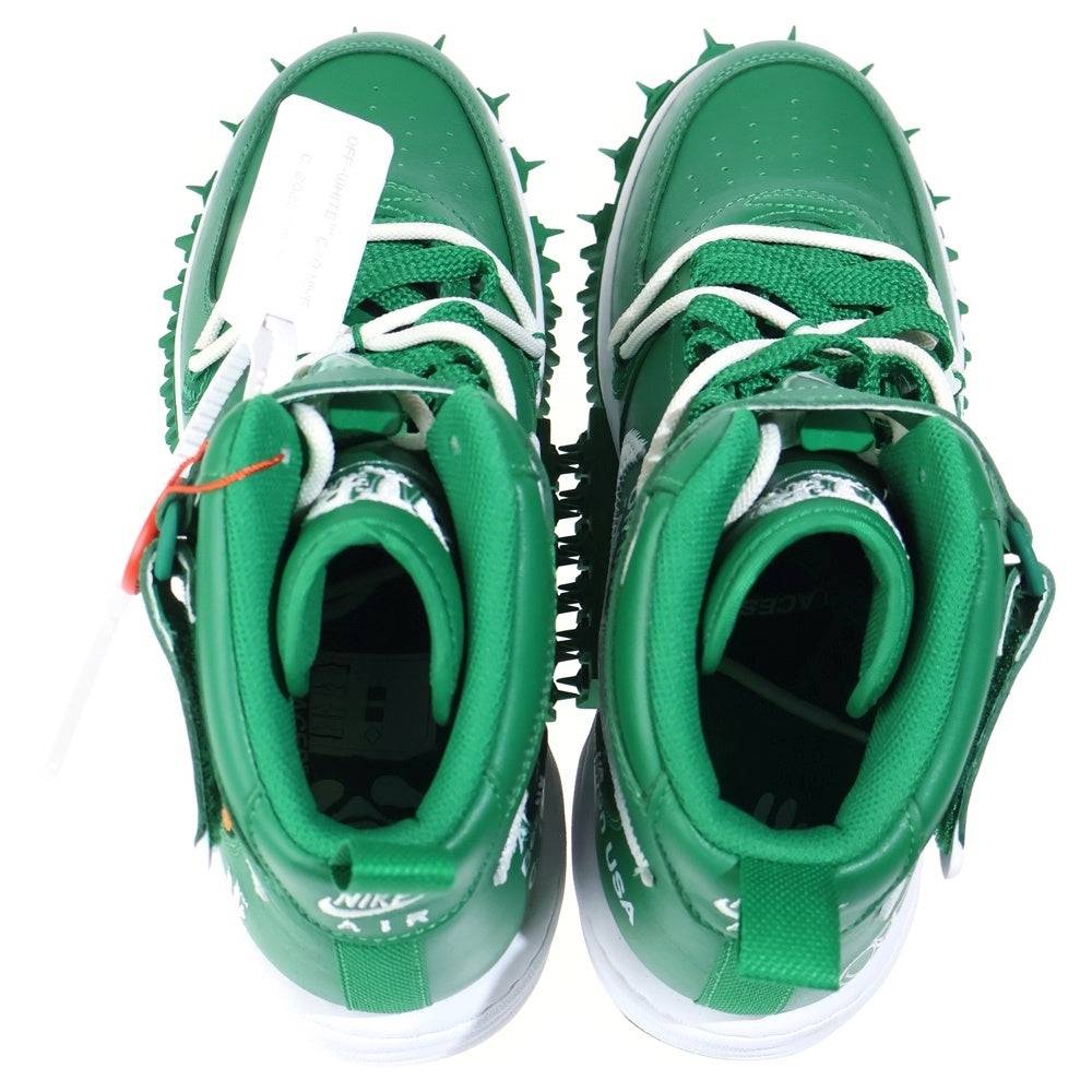 OFF-WHITE(オフホワイト) AIR FORCE 1 MID SP LTHR エアフォース1 SP LTHR ミッドカットスニーカー グリーン US10/28cm DR0500-300