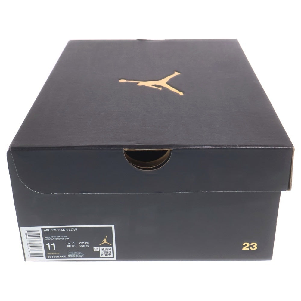 NIKE(ナイキ) AIR JORDAN 1 LOW BRED エアジョーダン 1 ブレッド ローカットスニーカー レッド/ブラック 29cm/US11 553558-066