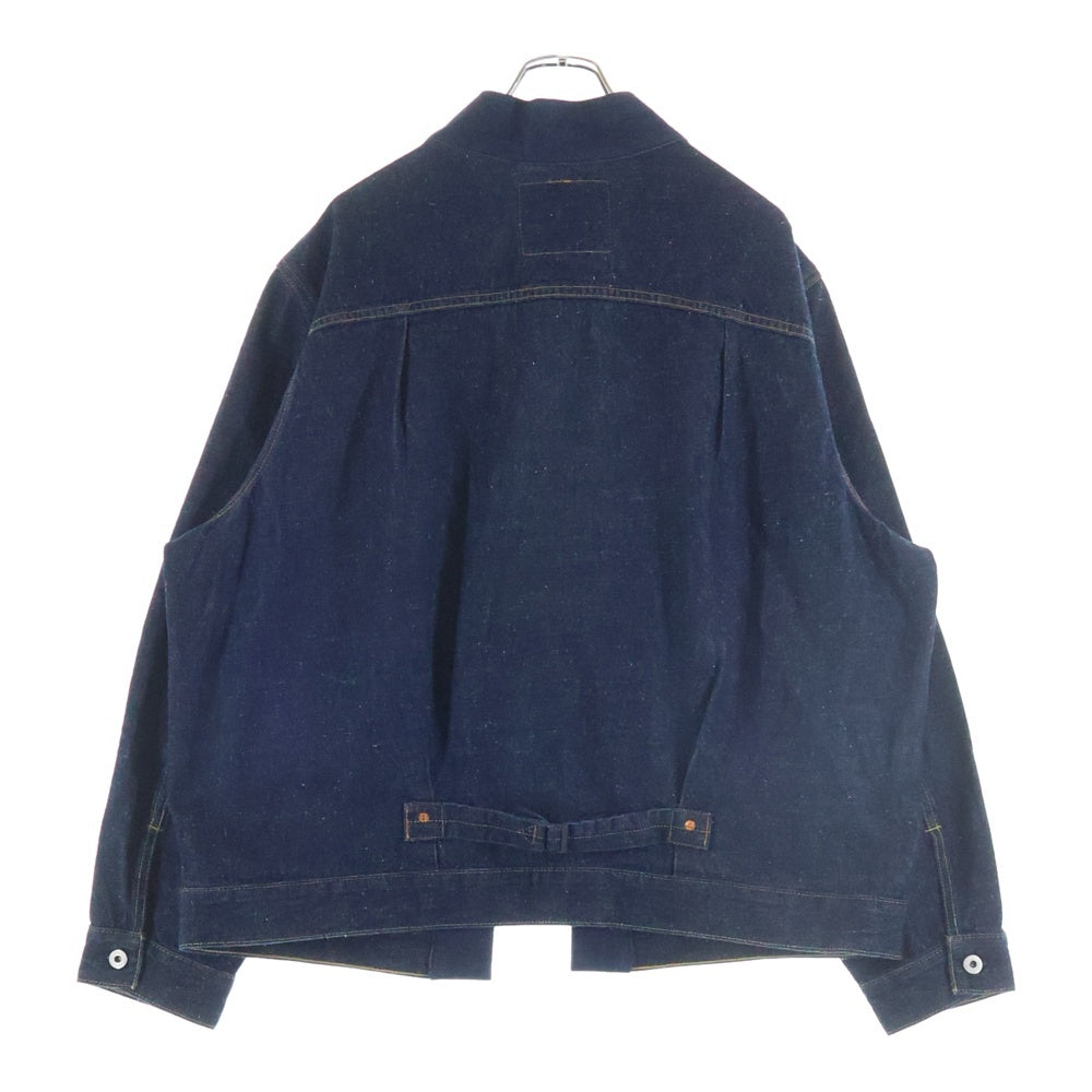 Levi's(リーバイス) 24AW TYPE I CUSTOMIZED UTILITY JACKET S/D 1st型 半纏 BIGE シンチ PC9-A3174-0002 ノーカラージャケット ネイビー