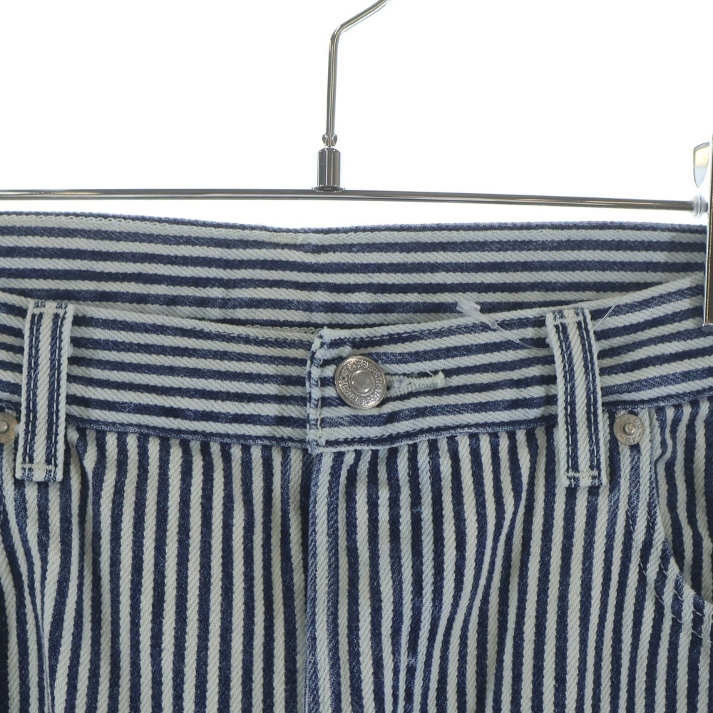 Levi's(リーバイス) ×NIGO Hickory Stripe 501 ヒッコリー 赤耳 BIGE ダブルネーム ストレートデニム ブルー