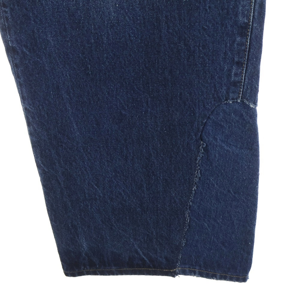 Levi's VINTAGE CLOTHING(リーバイス ビンテージ クロージング) 名もなき者 ボブディラン ベルトセット スレーキ印字 1955 BIGE 501XX 細セルビッチ デニムパンツ